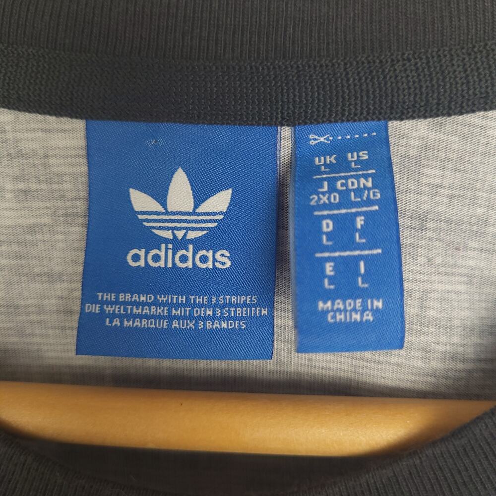 Adidas Originals Men’s Trefoil Allover Print T-Shirt Size Large Gray AY8360 - Picture 4 of 14